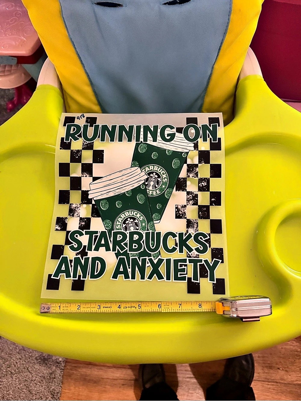 Starbucks and Anxiety Art Print